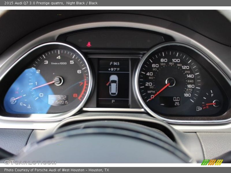 Night Black / Black 2015 Audi Q7 3.0 Prestige quattro