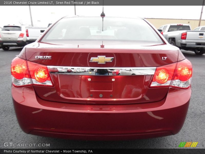Siren Red Tintcoat / Jet Black 2016 Chevrolet Cruze Limited LT