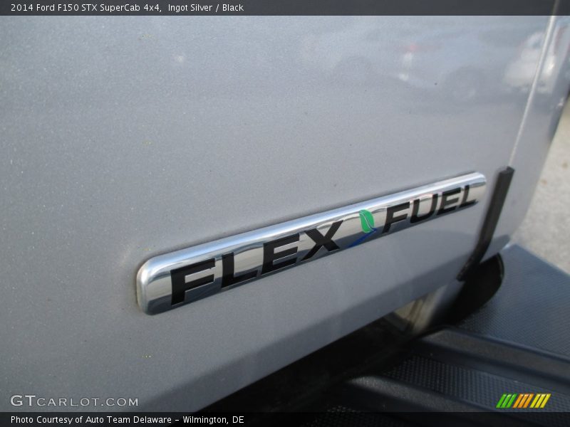 Ingot Silver / Black 2014 Ford F150 STX SuperCab 4x4