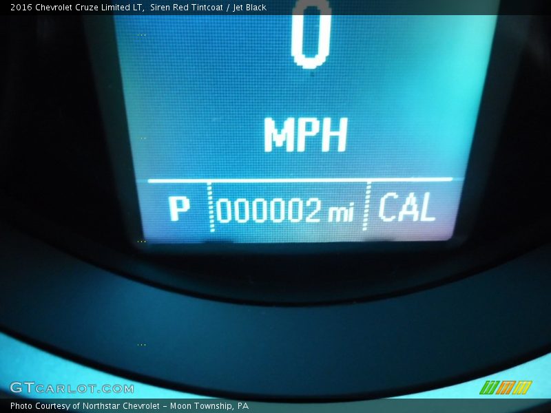 Siren Red Tintcoat / Jet Black 2016 Chevrolet Cruze Limited LT
