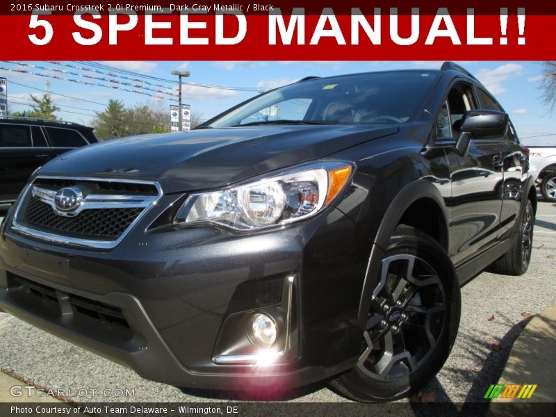 Dark Gray Metallic / Black 2016 Subaru Crosstrek 2.0i Premium