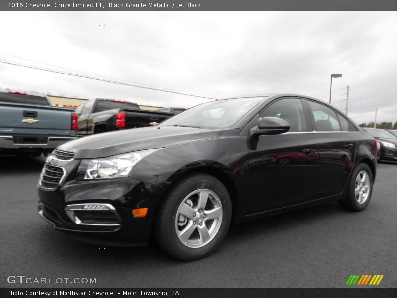 Black Granite Metallic / Jet Black 2016 Chevrolet Cruze Limited LT