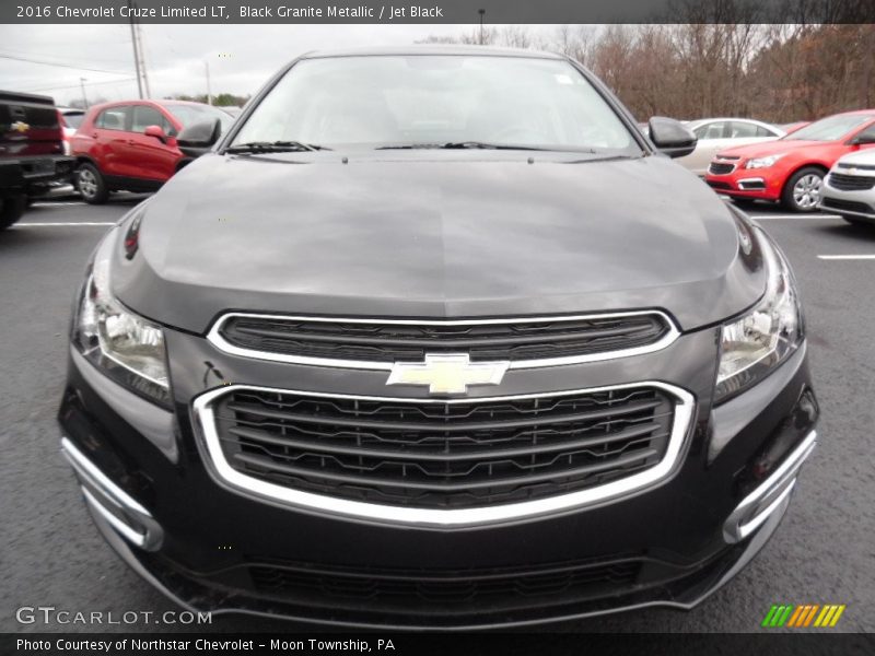Black Granite Metallic / Jet Black 2016 Chevrolet Cruze Limited LT