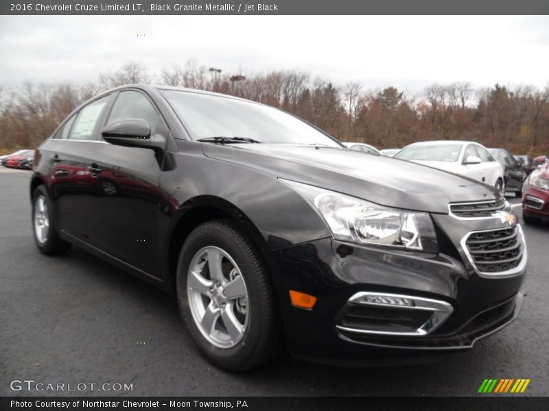 Black Granite Metallic / Jet Black 2016 Chevrolet Cruze Limited LT
