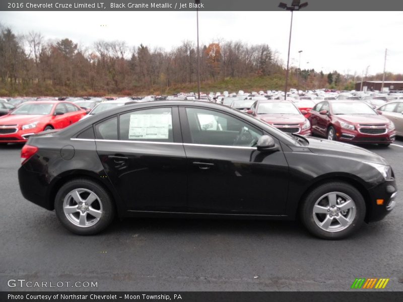 Black Granite Metallic / Jet Black 2016 Chevrolet Cruze Limited LT
