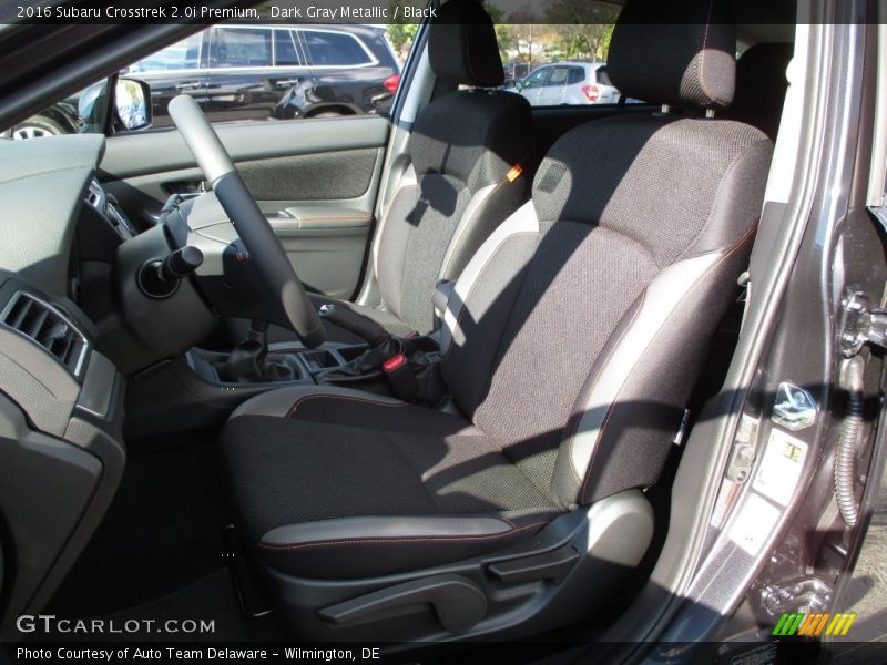 Front Seat of 2016 Crosstrek 2.0i Premium