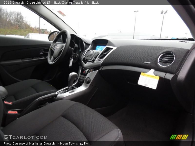 Black Granite Metallic / Jet Black 2016 Chevrolet Cruze Limited LT