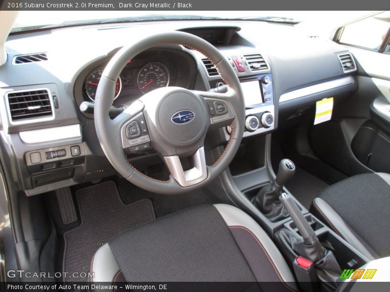 Black Interior - 2016 Crosstrek 2.0i Premium 