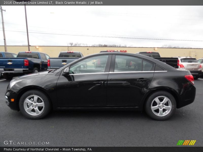 Black Granite Metallic / Jet Black 2016 Chevrolet Cruze Limited LT