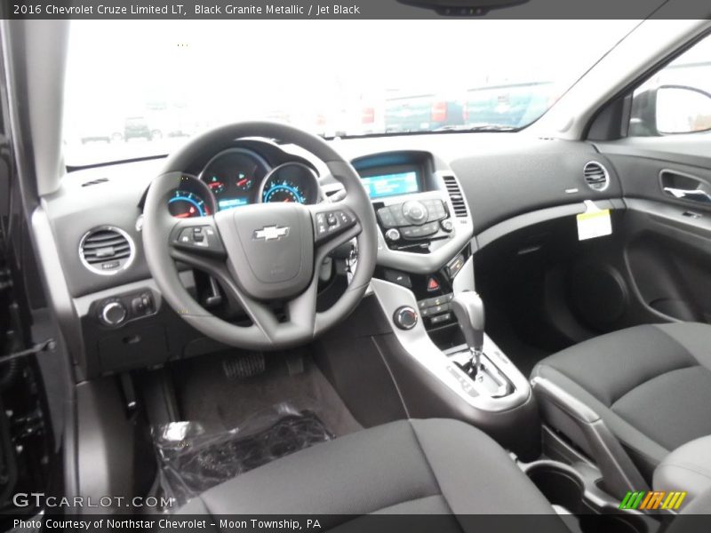 Black Granite Metallic / Jet Black 2016 Chevrolet Cruze Limited LT