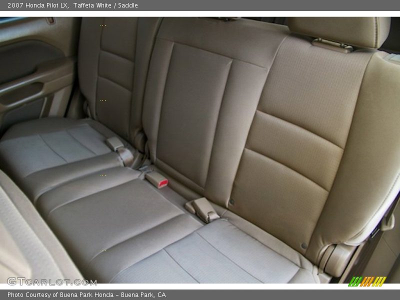 Taffeta White / Saddle 2007 Honda Pilot LX