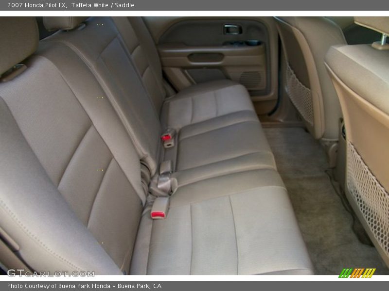 Taffeta White / Saddle 2007 Honda Pilot LX