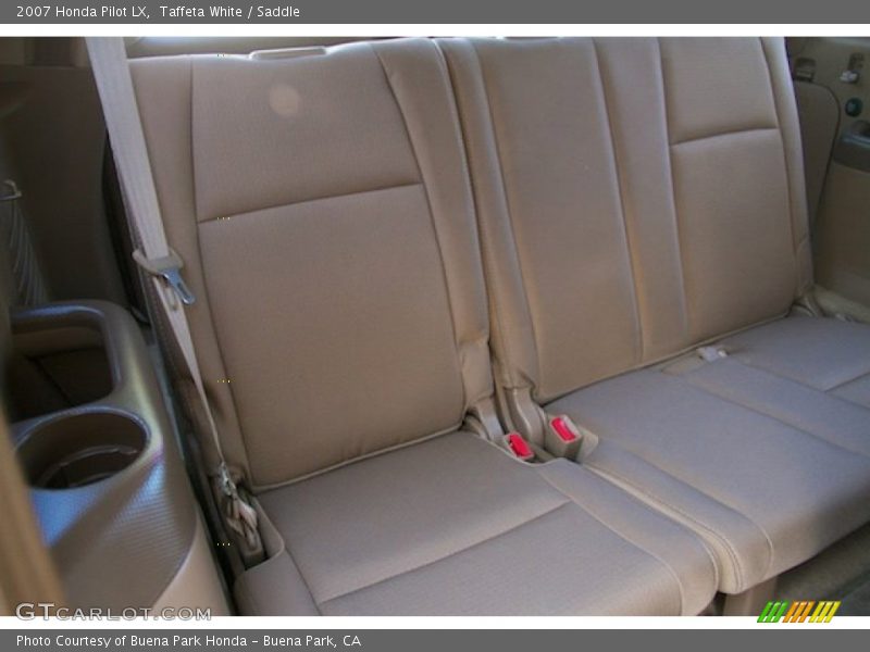 Taffeta White / Saddle 2007 Honda Pilot LX