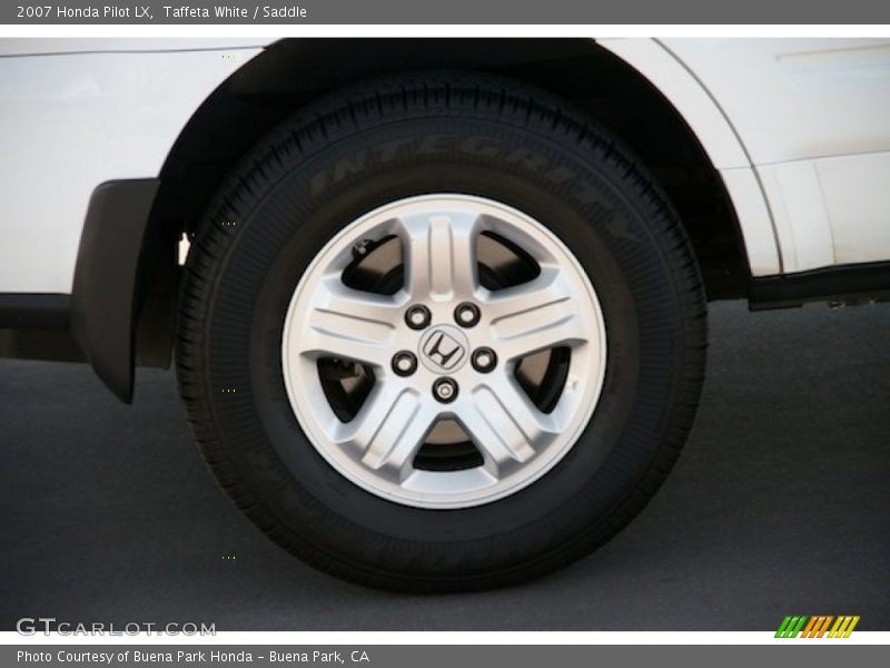 Taffeta White / Saddle 2007 Honda Pilot LX