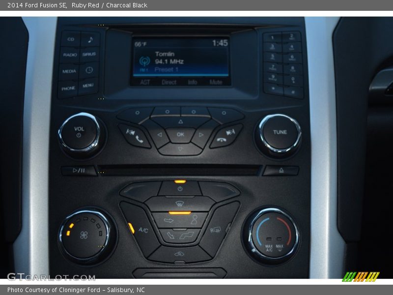 Ruby Red / Charcoal Black 2014 Ford Fusion SE
