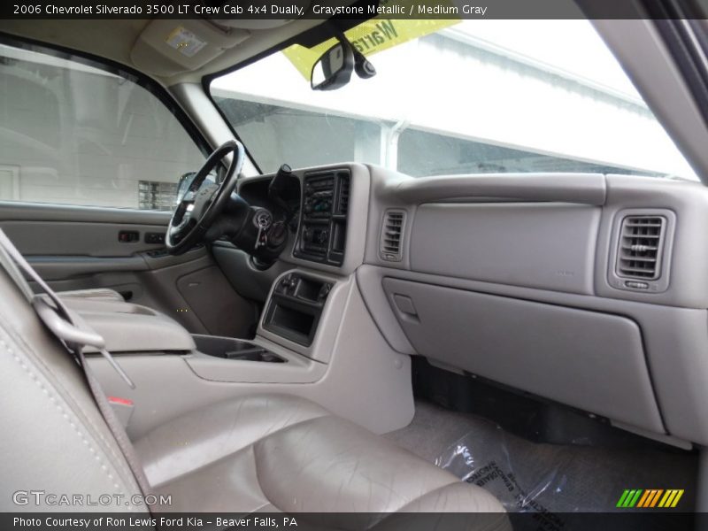 Graystone Metallic / Medium Gray 2006 Chevrolet Silverado 3500 LT Crew Cab 4x4 Dually