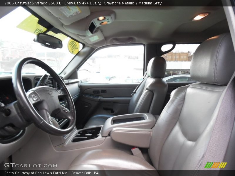 Graystone Metallic / Medium Gray 2006 Chevrolet Silverado 3500 LT Crew Cab 4x4 Dually