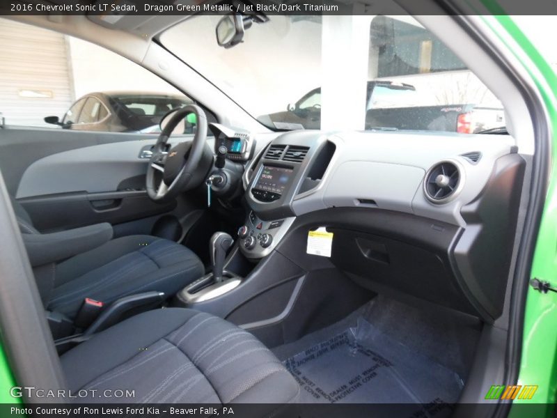 Dragon Green Metallic / Jet Black/Dark Titanium 2016 Chevrolet Sonic LT Sedan