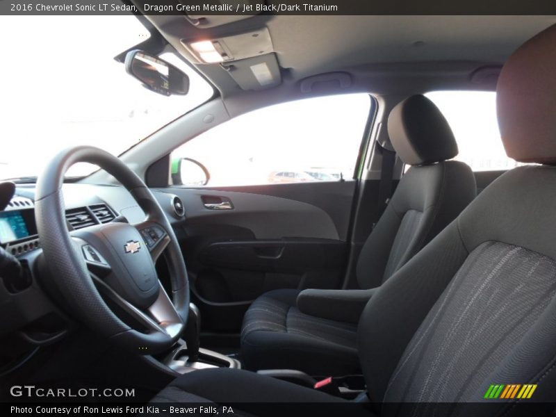Dragon Green Metallic / Jet Black/Dark Titanium 2016 Chevrolet Sonic LT Sedan