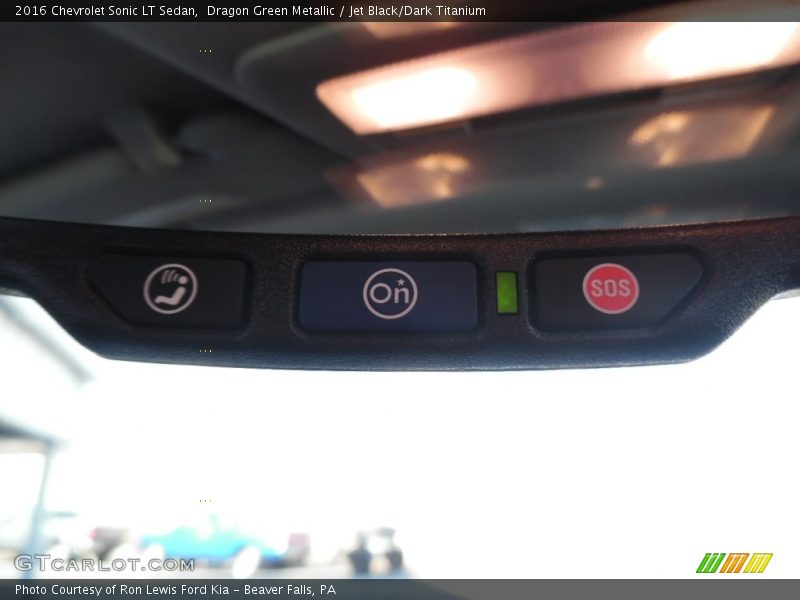 Dragon Green Metallic / Jet Black/Dark Titanium 2016 Chevrolet Sonic LT Sedan