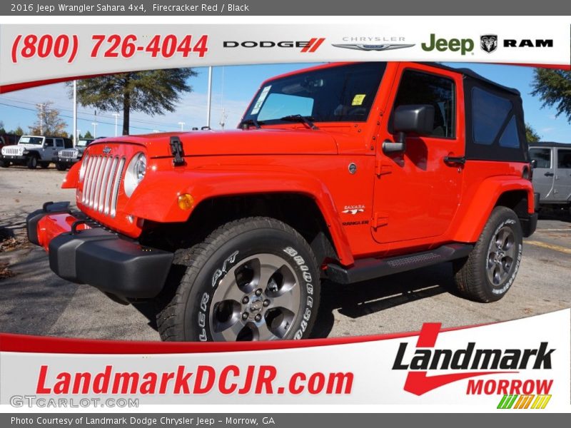 Firecracker Red / Black 2016 Jeep Wrangler Sahara 4x4