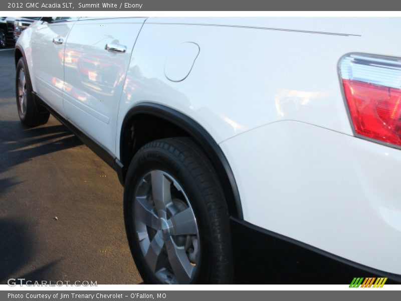 Summit White / Ebony 2012 GMC Acadia SLT