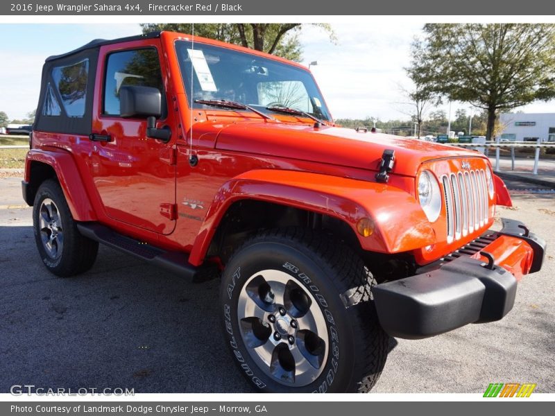 Firecracker Red / Black 2016 Jeep Wrangler Sahara 4x4