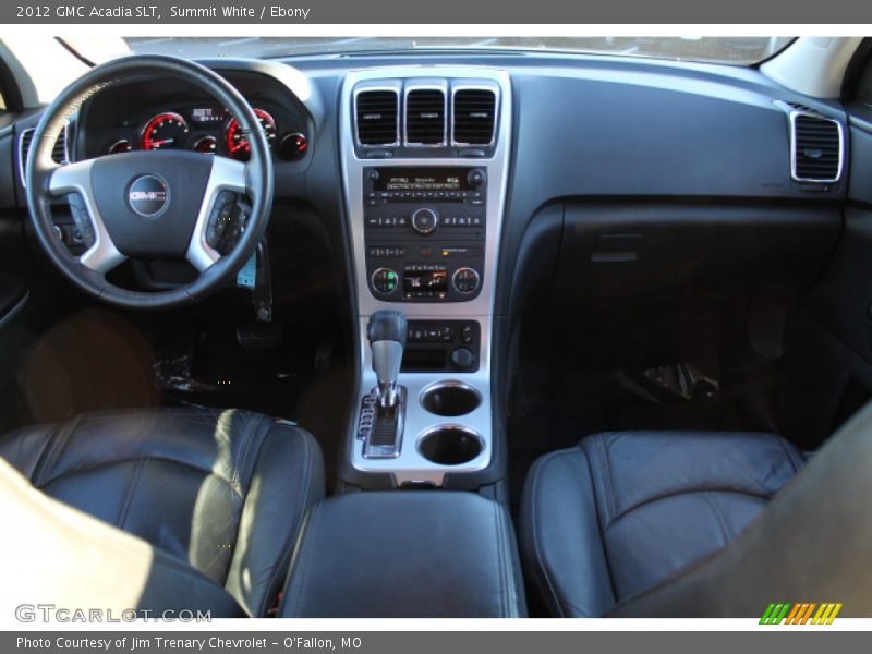 Summit White / Ebony 2012 GMC Acadia SLT