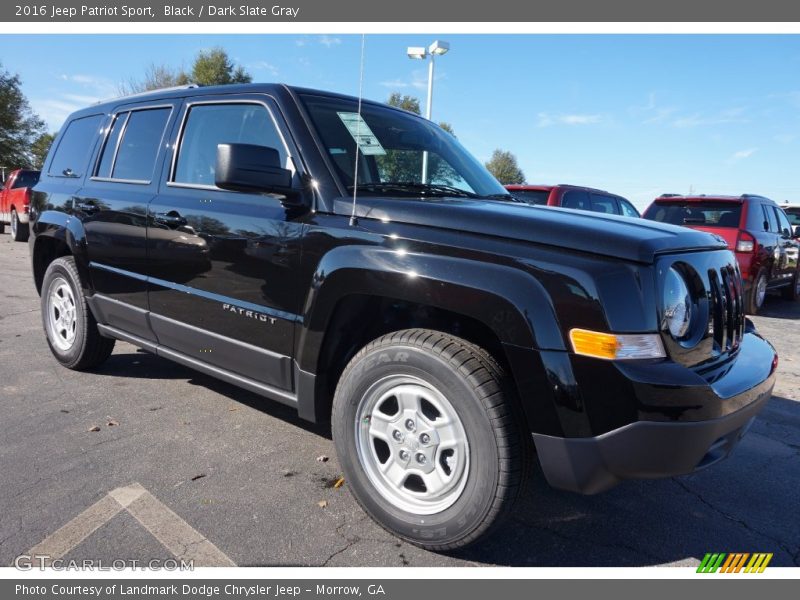 Black / Dark Slate Gray 2016 Jeep Patriot Sport