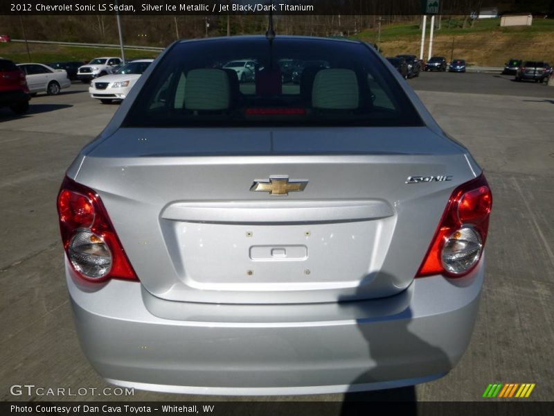 Silver Ice Metallic / Jet Black/Dark Titanium 2012 Chevrolet Sonic LS Sedan