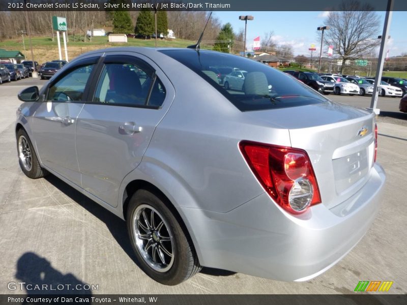 Silver Ice Metallic / Jet Black/Dark Titanium 2012 Chevrolet Sonic LS Sedan