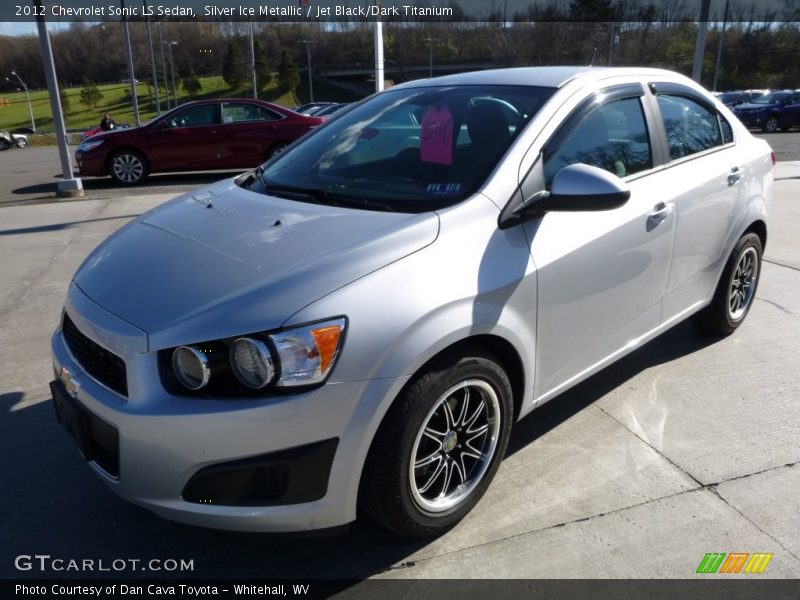 Silver Ice Metallic / Jet Black/Dark Titanium 2012 Chevrolet Sonic LS Sedan