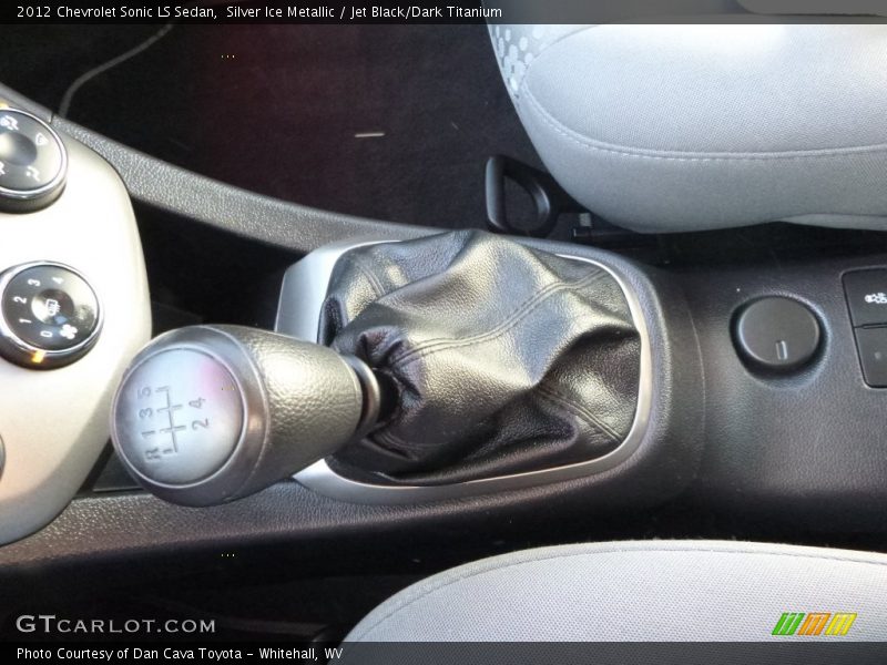 Silver Ice Metallic / Jet Black/Dark Titanium 2012 Chevrolet Sonic LS Sedan