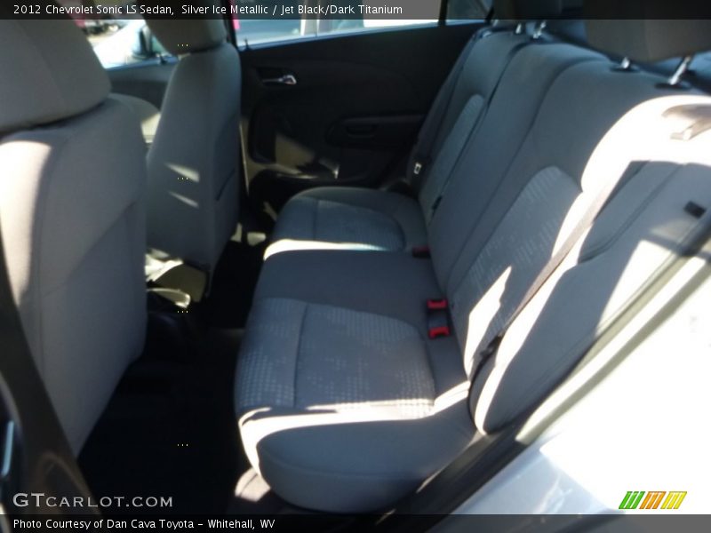 Silver Ice Metallic / Jet Black/Dark Titanium 2012 Chevrolet Sonic LS Sedan