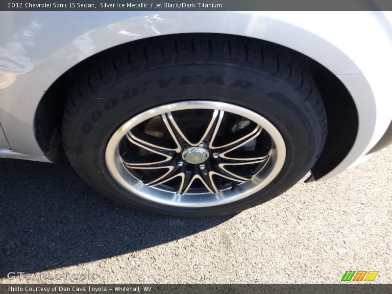 Silver Ice Metallic / Jet Black/Dark Titanium 2012 Chevrolet Sonic LS Sedan