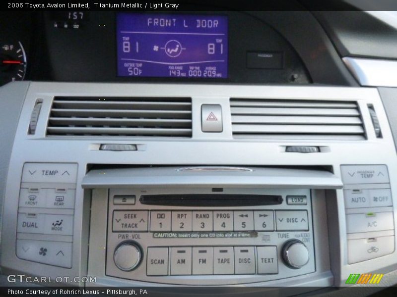 Titanium Metallic / Light Gray 2006 Toyota Avalon Limited