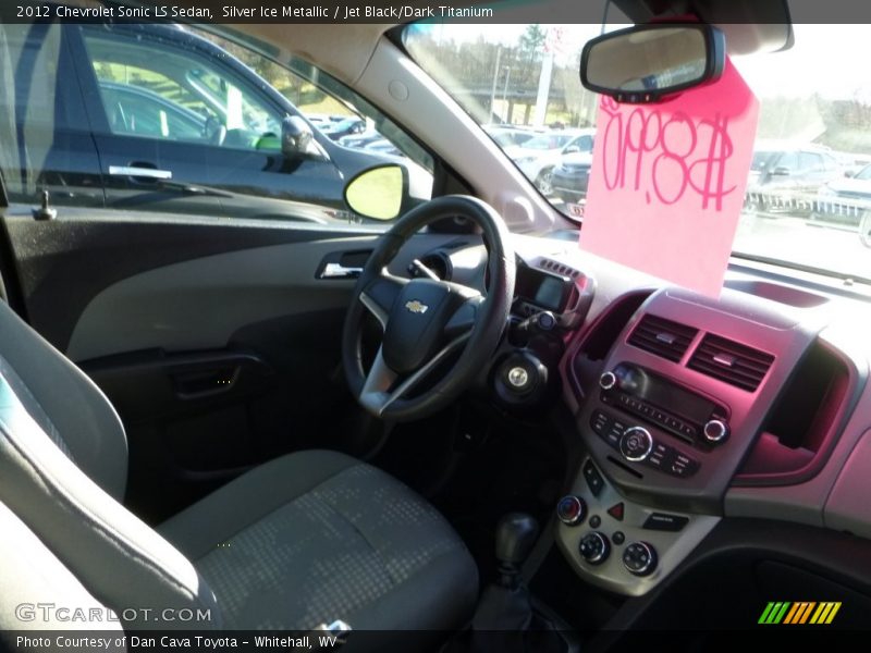 Silver Ice Metallic / Jet Black/Dark Titanium 2012 Chevrolet Sonic LS Sedan