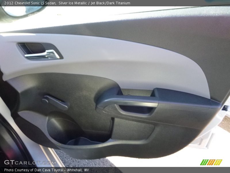 Silver Ice Metallic / Jet Black/Dark Titanium 2012 Chevrolet Sonic LS Sedan