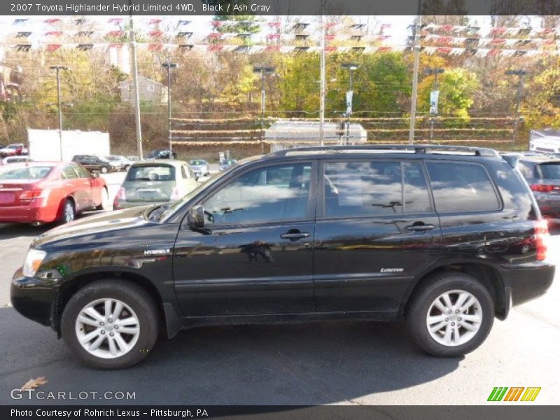 Black / Ash Gray 2007 Toyota Highlander Hybrid Limited 4WD