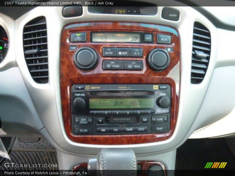 Black / Ash Gray 2007 Toyota Highlander Hybrid Limited 4WD