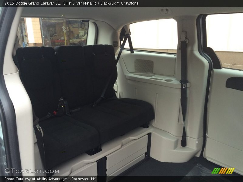 Billet Silver Metallic / Black/Light Graystone 2015 Dodge Grand Caravan SE
