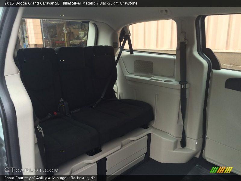 Billet Silver Metallic / Black/Light Graystone 2015 Dodge Grand Caravan SE
