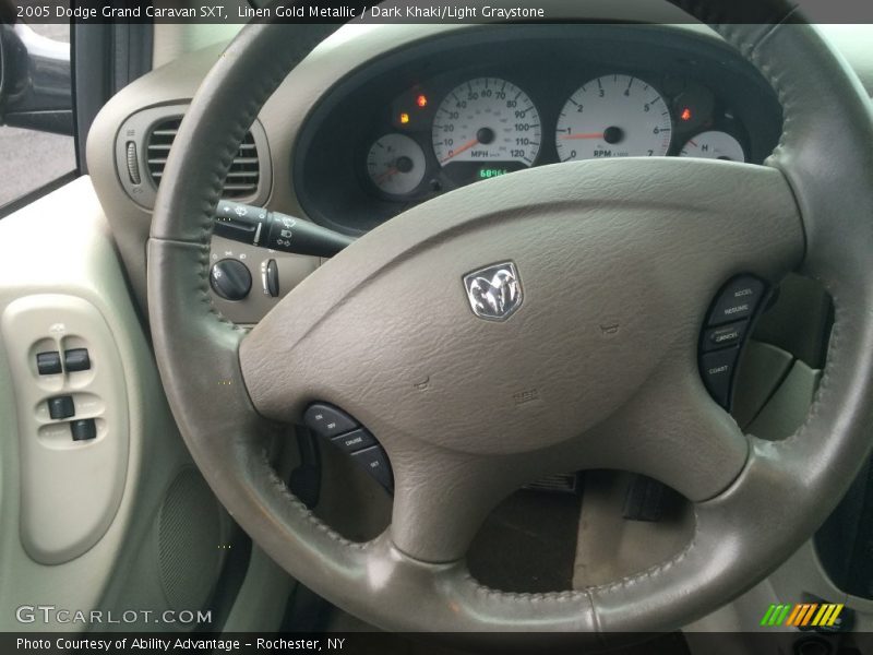 Linen Gold Metallic / Dark Khaki/Light Graystone 2005 Dodge Grand Caravan SXT