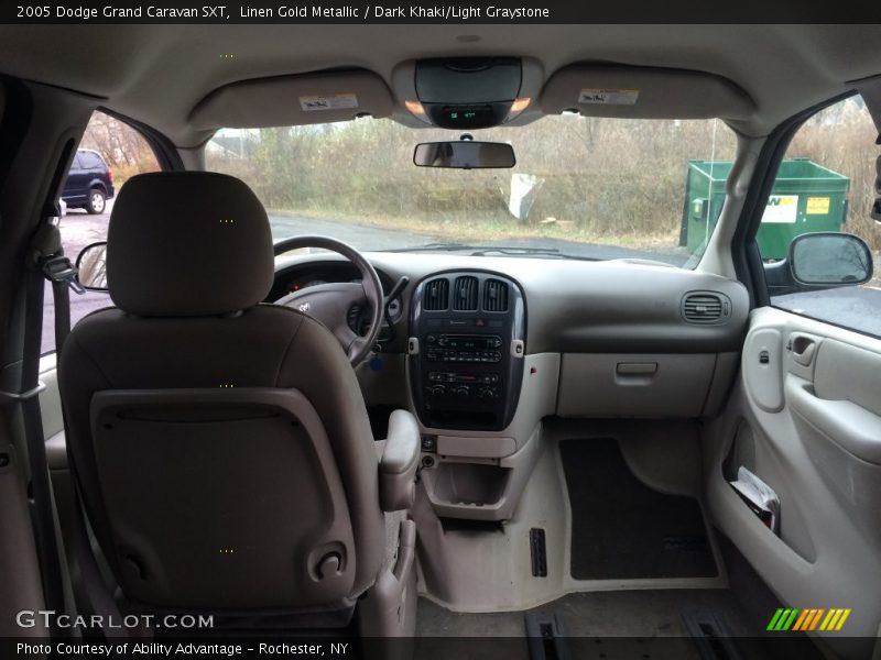 Linen Gold Metallic / Dark Khaki/Light Graystone 2005 Dodge Grand Caravan SXT