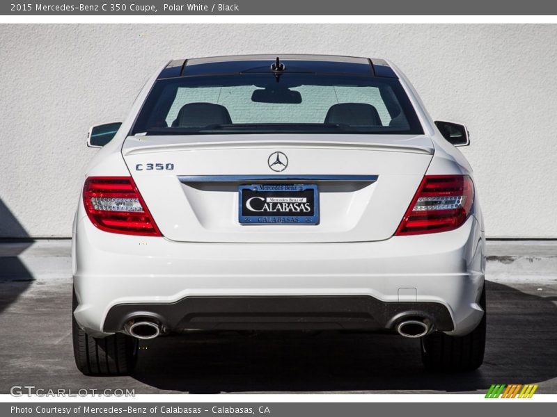 Polar White / Black 2015 Mercedes-Benz C 350 Coupe