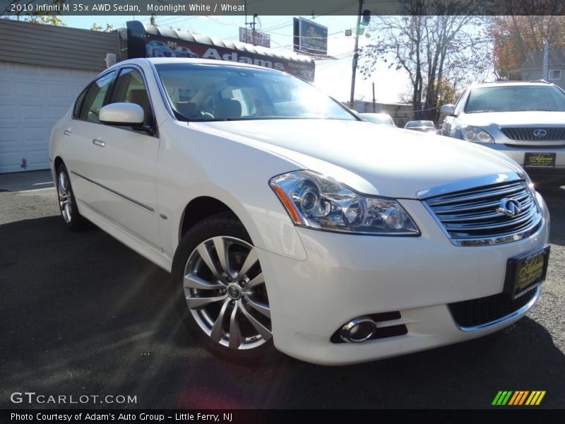 Moonlight White / Wheat 2010 Infiniti M 35x AWD Sedan