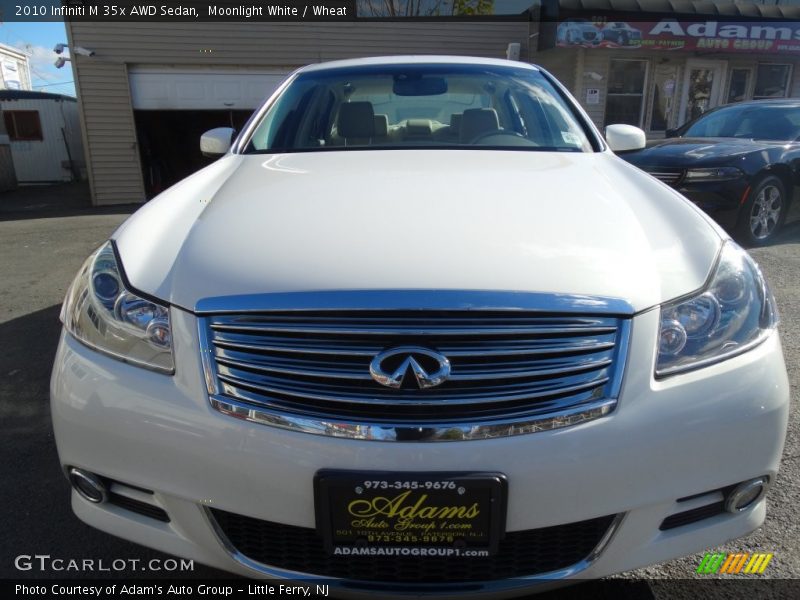 Moonlight White / Wheat 2010 Infiniti M 35x AWD Sedan