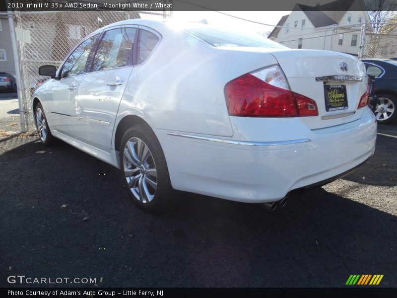 Moonlight White / Wheat 2010 Infiniti M 35x AWD Sedan