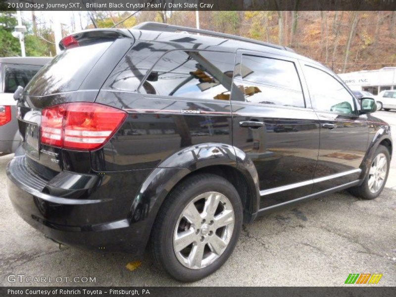 Brilliant Black Crystal Pearl / Dark Slate Gray 2010 Dodge Journey SXT