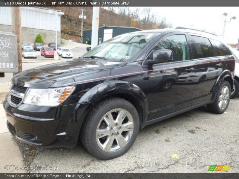 Brilliant Black Crystal Pearl / Dark Slate Gray 2010 Dodge Journey SXT